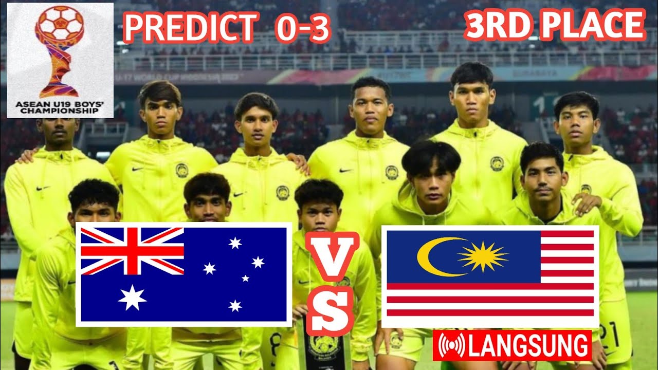 Cập nhật kết quả Malaysia U19 vs Australia U19 ngày 29/07/2024