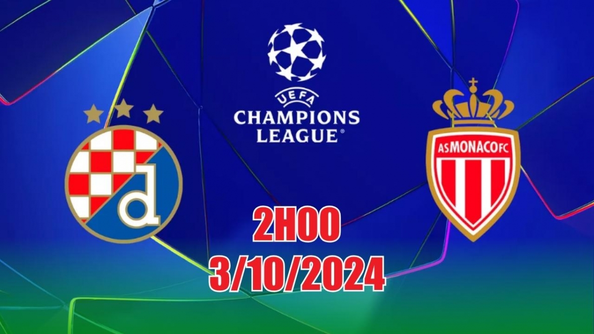 Soi kèo Dinamo Zagreb vs Monaco, dự đoán tỷ số và phong độ 2024/25