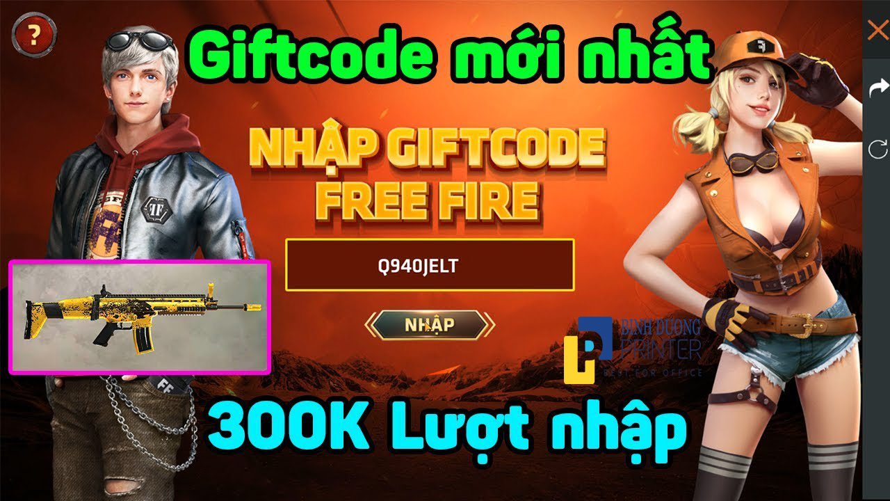 Nhận ngay giftcode Free Fire 2021 mới nhất, không giới hạn, chơi game cực phê!