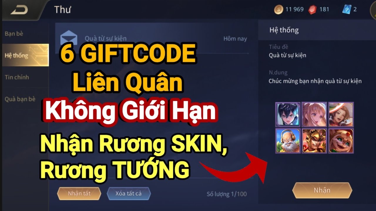 Săn giftcode Liên Quân 2021 mới nhất không giới hạn tại đây!