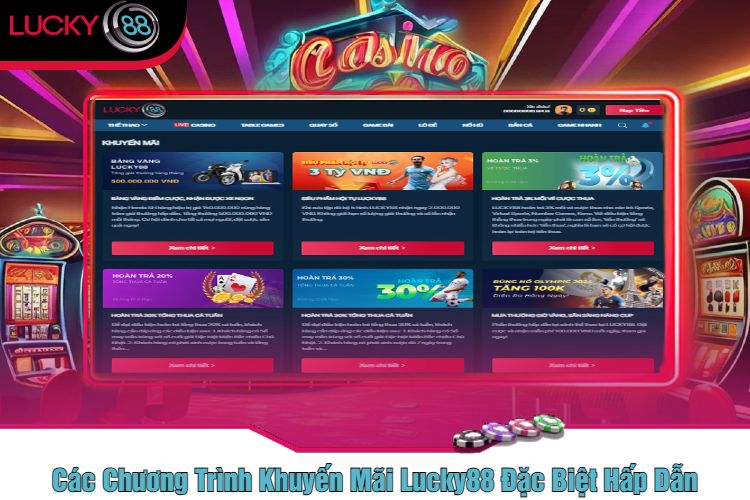 Lucky88 – Khám Phá Những Chương Trình Khuyến Mãi Đáng Chú Ý Trong Năm 2024