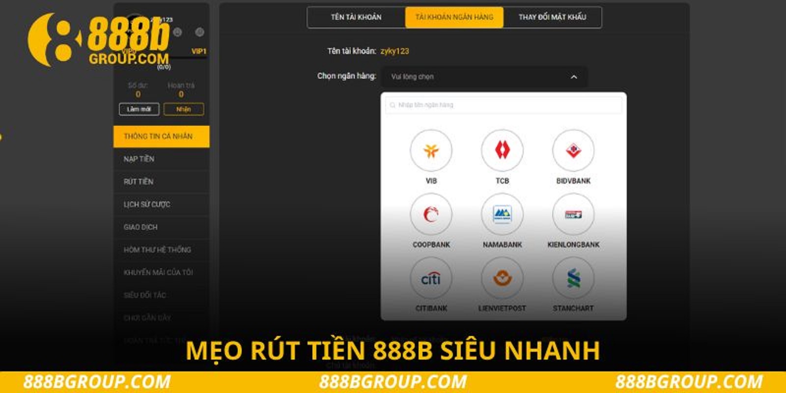 Nạp rút tiền nhà cái ibet888 nhanh không? (Hướng dẫn chi tiết các bước)