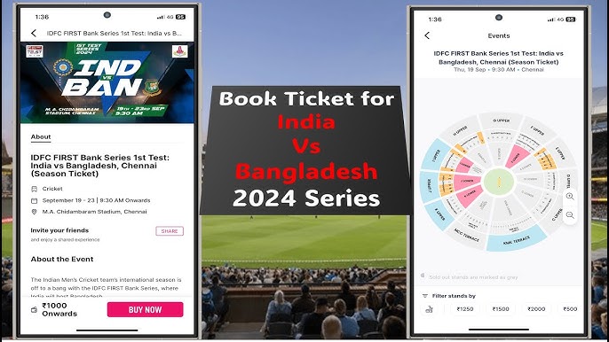 Safe IND vs BAN Tickets Purchase - Trusted Sites and Sellers List